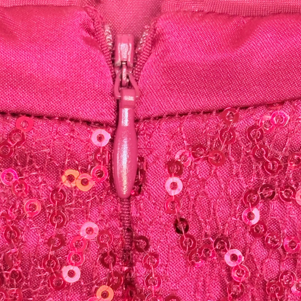 Adrianna Papell Pink Ruched Bustier Mini Dress - Picture 5 of 8